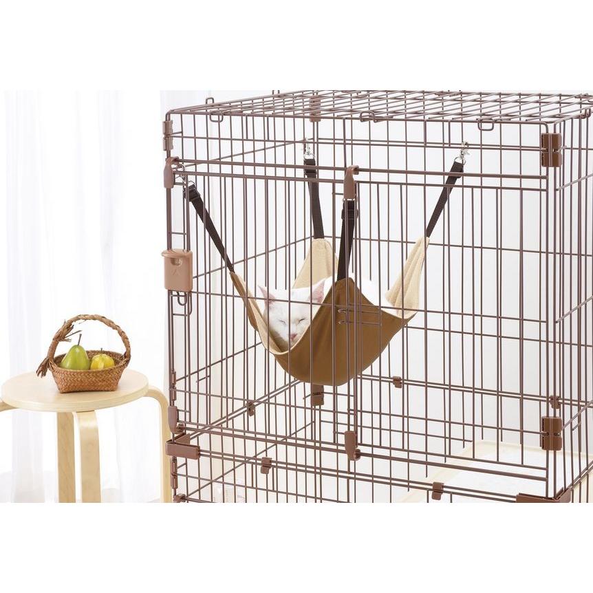 リッチェル 猫 猫ケージ キャットケージ ブラウン Sサイズ girlyapartment_ga-15743