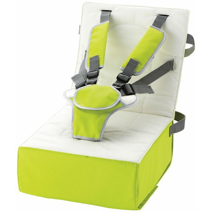 リルカル　シェニールダイニングシートきクッション　グリーン　6枚セット リッチェル（Richell） ベビーチェア ごきげんお食事クッションR