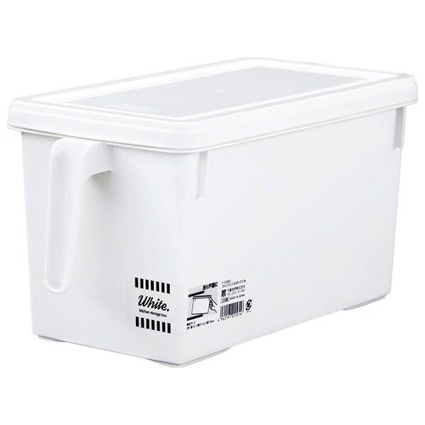 キッチン収納 ストックハンドルボックス ホワイト F 収納ケース ストッカー 整理ボックス 持ち手 ふた付き プラスチック 食器棚 びーんず生活雑貨デポ 通販 Paypayモール