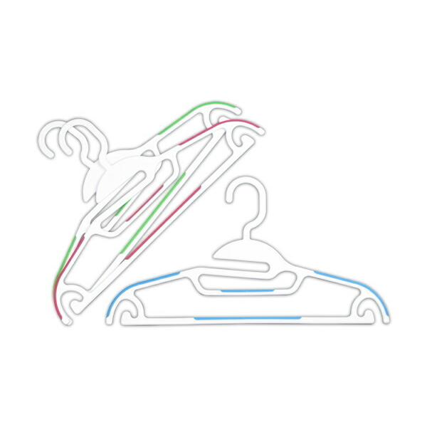 サワフジ 衣類 ハンガー Cheerful Laundry ラバーマルチハンガー