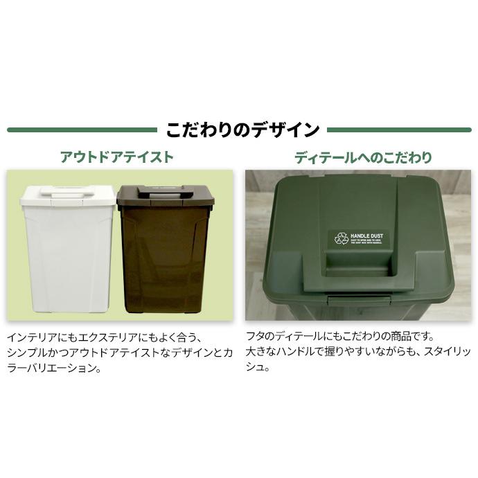 税込 ゴミ箱 屋外 Spハンドル付 ダストボックス 70l ブラウン 同色3個セット A6727 ごみ箱 おしゃれ 大容量 分別 ふた付き 外置き8 0円 Aynaelda Com