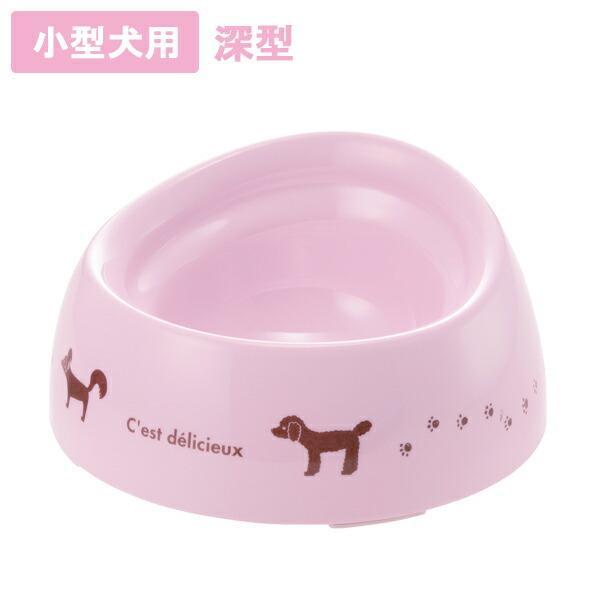 犬用 食器 リッチェル 食べやすい ドッグディッシュ S 深型 ピンク 941