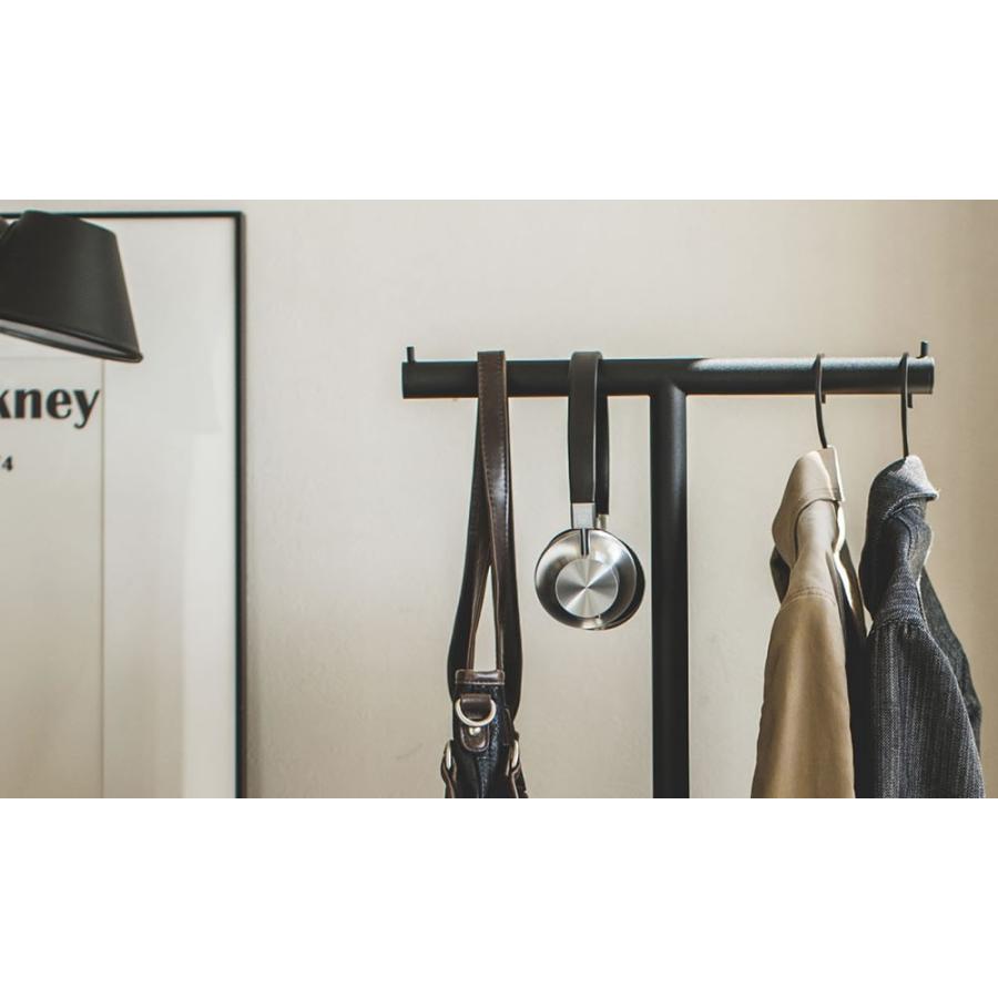 山崎実業 ハンガーラック スマート ポールハンガー ブラック 4081