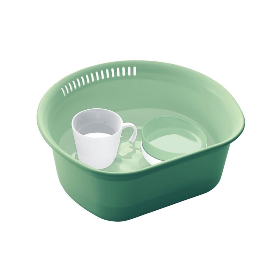 アスベル（ASVEL） Nポゼ 洗い桶 35型 グリーン ｜ 洗いおけ たらい