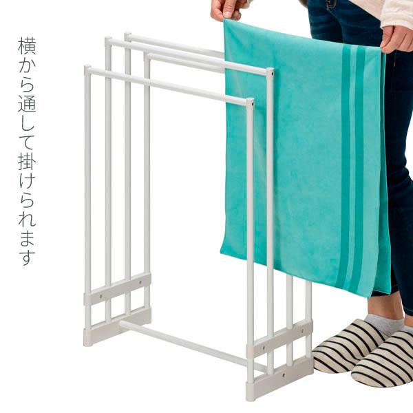 セキスイ タオルハンガー タオルスタンド STIK-T14 ホワイト ｜ タオル