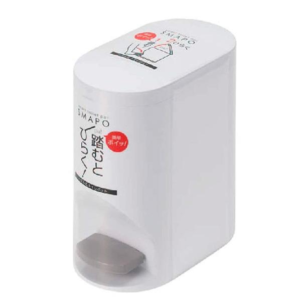 スマート トイレポット ホワイト 80970 ｜ トイレ ゴミ箱 フタ付き