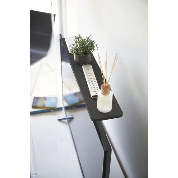 山崎実業 スマート 薄型テレビ上ラック ワイド70 ブラック 4271 ｜ 棚