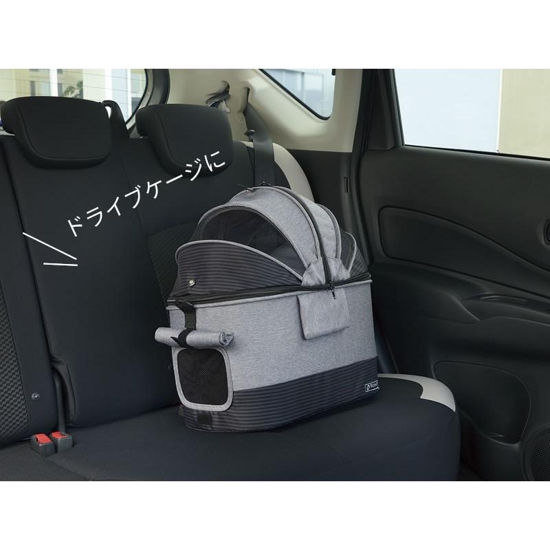 リッチェル（Richell） ペットバギー ペットカート ミニモ グレー