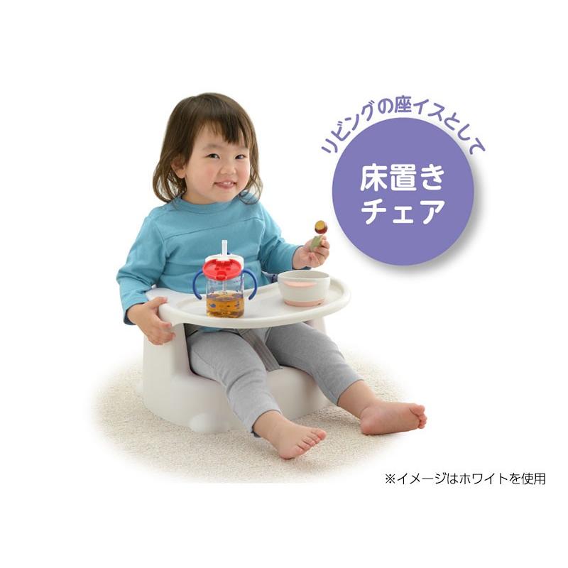 リッチェル ベビーチェア 2WAYごきげんチェアK ブルー | 椅子 ローチェア お食事グッズ リビング ダイニング 抗菌 テーブル付き baby|yh-beans|03