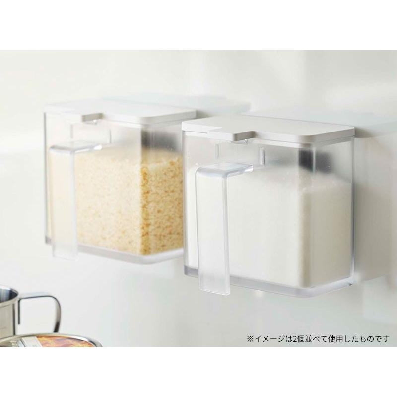 山崎実業 調味料ストッカー tower タワー マグネット 調味料ストッカー 400ml ホワイト 4817 | 調味料入れ ケース マグネット|yh-beans|04