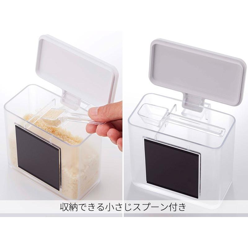 山崎実業 調味料ストッカー tower タワー マグネット 調味料ストッカー 400ml ホワイト 4817 | 調味料入れ ケース マグネット|yh-beans|06