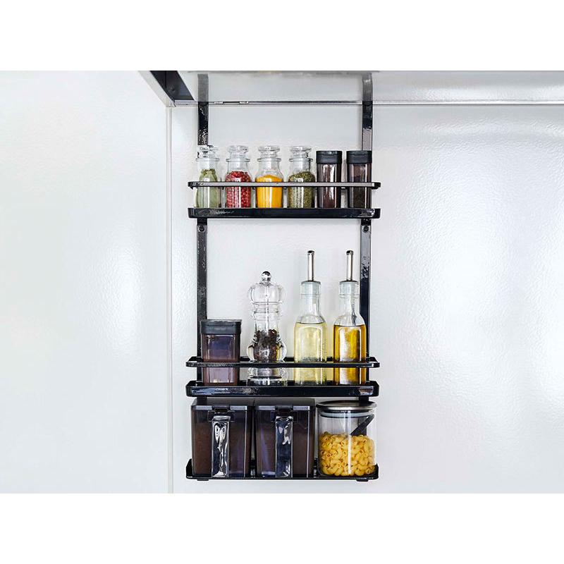 tower 山崎実業 収納ラック タワー レンジフード 調味料ラック 3段