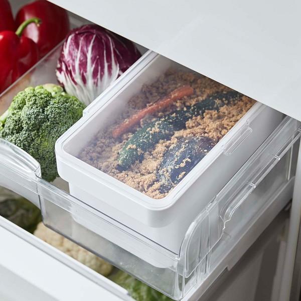 tower 山崎実業 ぬか漬けケース タワー 密閉 水取り器付 3L ホワイト