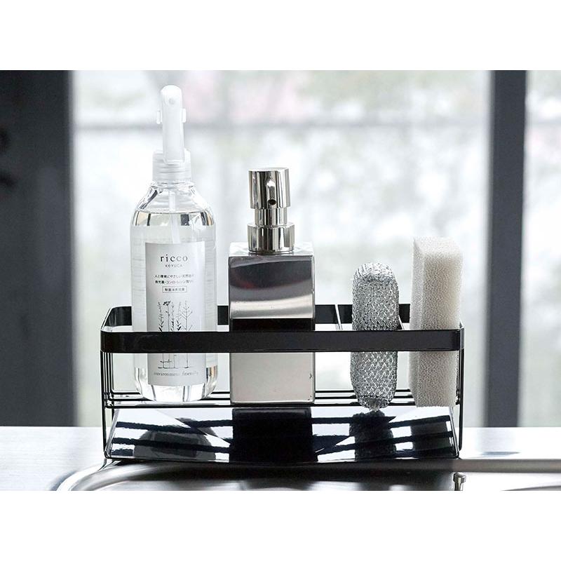 tower 山崎実業 スポンジホルダー タワー 水が流れる スポンジ&ボトル