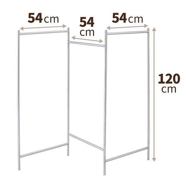 室内物干し PORISH インテリア物干し パネル S ステンレス PSI-02 ｜ ポーリッシュ 物干しスタンド おしゃれ ステンレス 洗濯｜yh-beans｜03