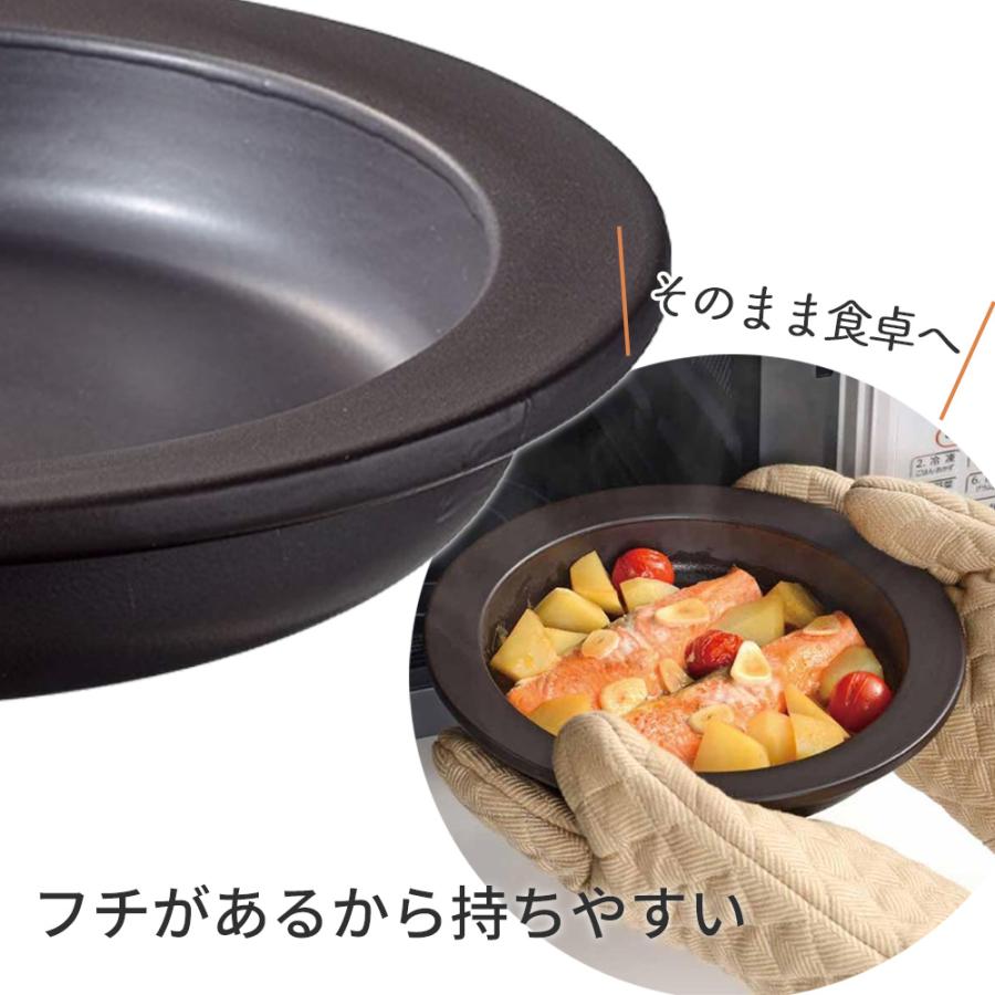 和平フレイズ レンジ調理器 マジカリーノ レンジで発熱する皿 24cm RE