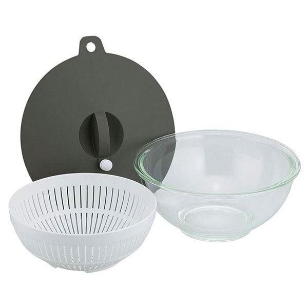 マジカリーノ 耐熱ガラスボウルセット 18cm Re 7268 ボウル コランダー シリコーン蓋 ボール ザル 調理器具 電子レンジ用 セット びーんず生活雑貨デポ 通販 Paypayモール
