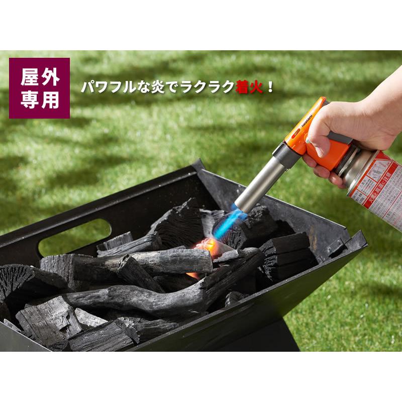 ガスバーナー イワタニ カセットガス アウトドア トーチバーナー CB-TC-ODOR ｜ 火起こし キャンプ 岩谷 木炭 着火 ガスボンベ用｜yh-beans｜03