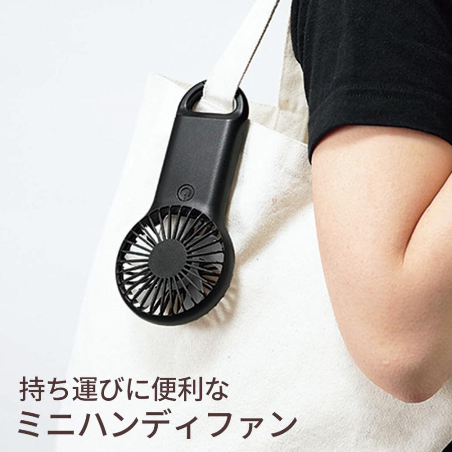 Kakusee（カクセー） ミニハンディファン ブラック HAN-01B ｜ 携帯