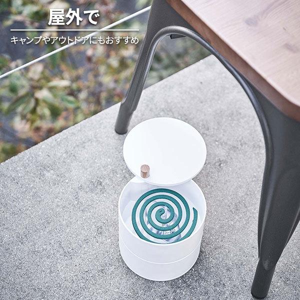 tower 山崎実業 蚊取り線香入れ タワー 収納トレー付き 蚊遣り