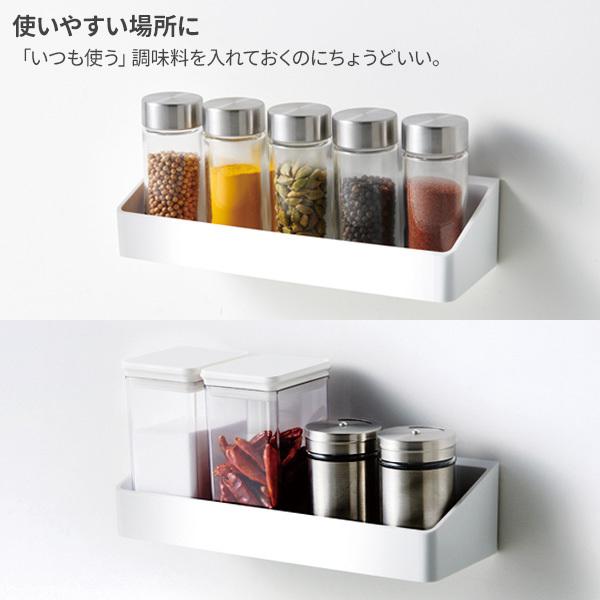 アスベル（ASVEL） 調味料ラック スリム 吸着シート ホワイト A4100