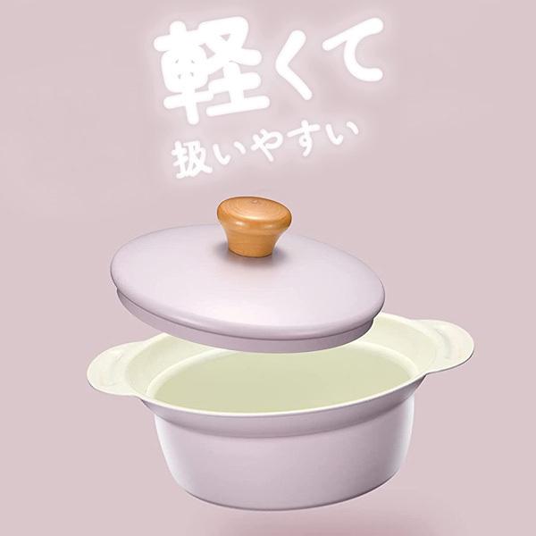 鍋 プチなべ Ih対応 卓上鍋 18cm 1 2人用 パープル Rb 97 卓上 なべ プチ 蓋付き ひとり鍋 アルミ製 軽い かわいい びーんず生活雑貨デポ 通販 Paypayモール