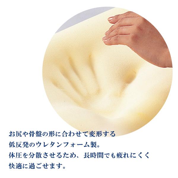 アルファックス お医者さんの円座クッション ブルーグレー AP-5613