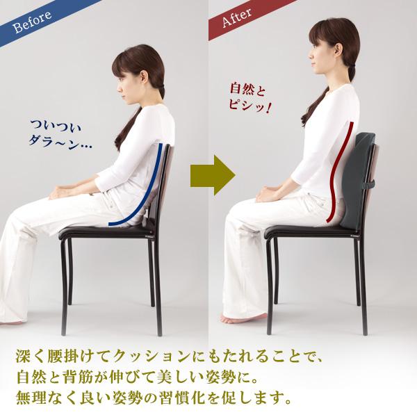 お医者さんの姿勢クッション AP-620006 | 低反発クッション 姿勢 猫背 改善 疲れにくい デスクワーク テレワーク 在宅勤務|yh-beans|03