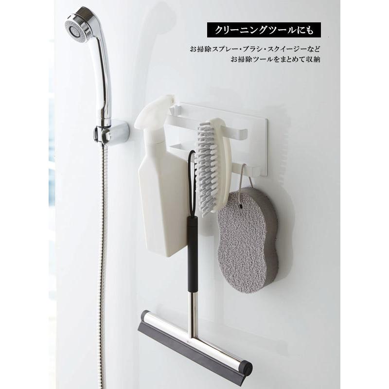 山崎実業 tower タワー マグネットバスルームタオルハンガー 2段 ホワイト 5393 | タオルハンガー タオル掛け 磁石 ボディタオル|yh-beans|07