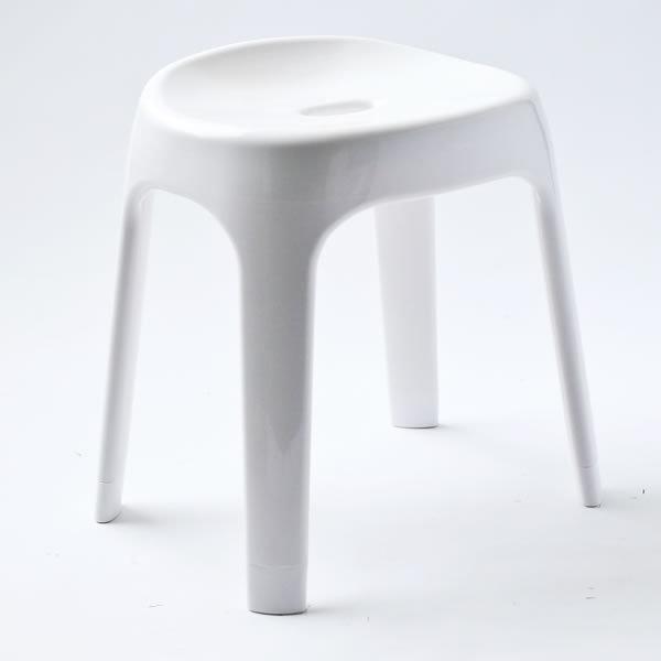 Emeal エミール 風呂椅子（4本足タイプ） 座面高さ35cm ホワイト