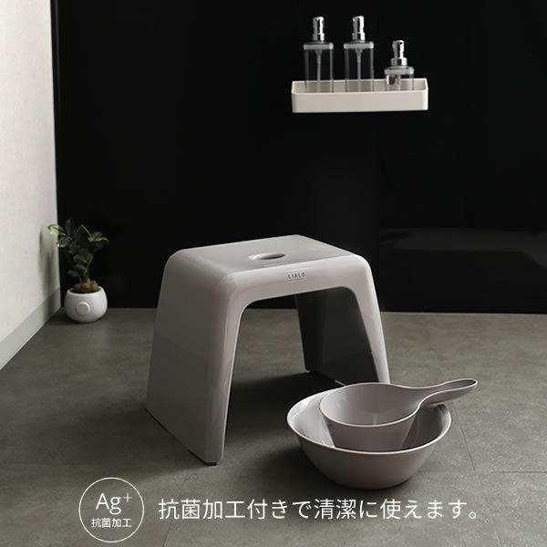 パール金属 ACLEAR バスチェア 湯おけ 手おけ 3点セット　ブルー アスベル（ASVEL） 風呂椅子セット LIALO リアロ 3点セット(手おけ+湯