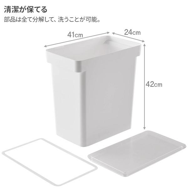 米びつ 米櫃 密閉米びつ タワー 20kg 計量カップ付 袋ごと 収納　5425 tower 特典付 山崎実業 密閉米びつ タワー 20kg 計量カップ付