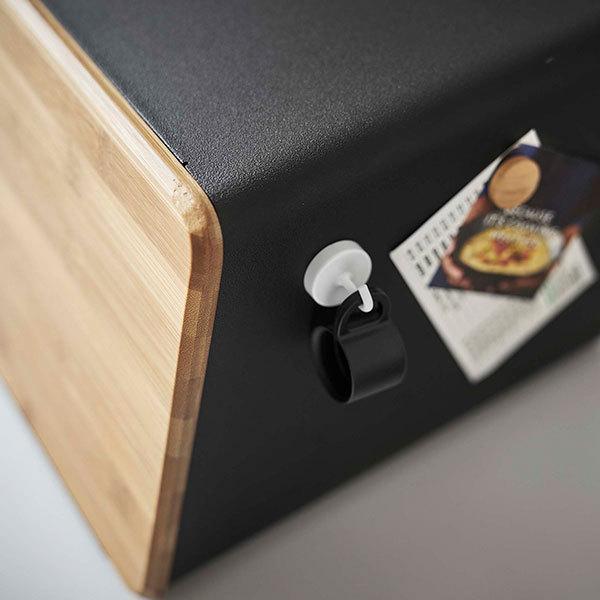 tower 山崎実業 タワー 蓋が外せる ブレッドケース 11L ブラック 5291