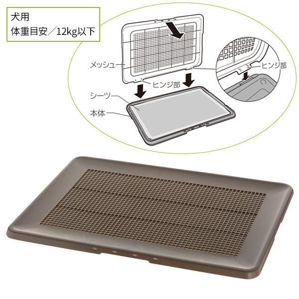 リッチェル（Richell） お掃除簡単 フラットトレー ワイド ダーク