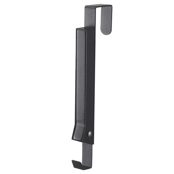 山崎実業 tower タワー 使わない時は収納できる ドアハンガー ブラック