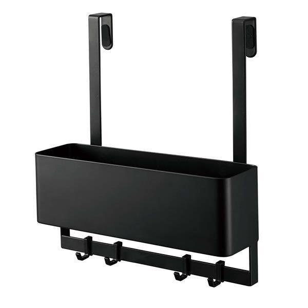山崎実業 玄関 収納 smart スマート フック付き ひっかけ 下駄箱 扉