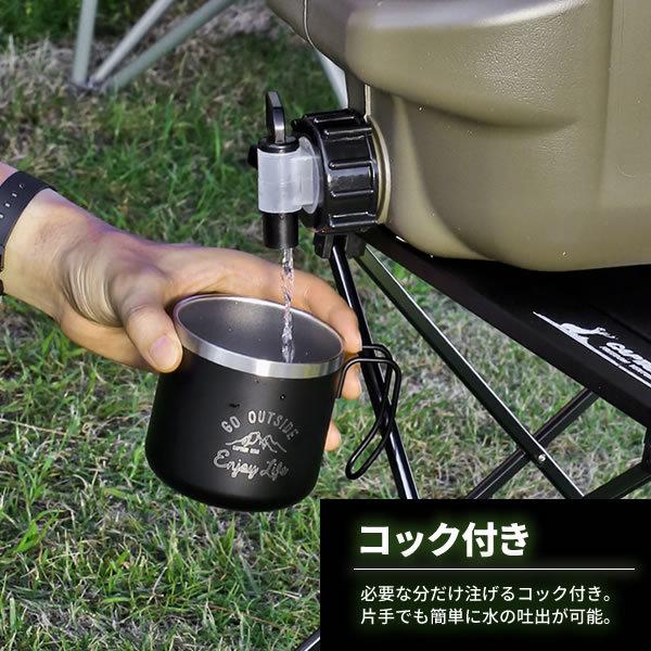 水タンク Asnt ミリタリータンク 20L ミリタリーグレー ×2個セット