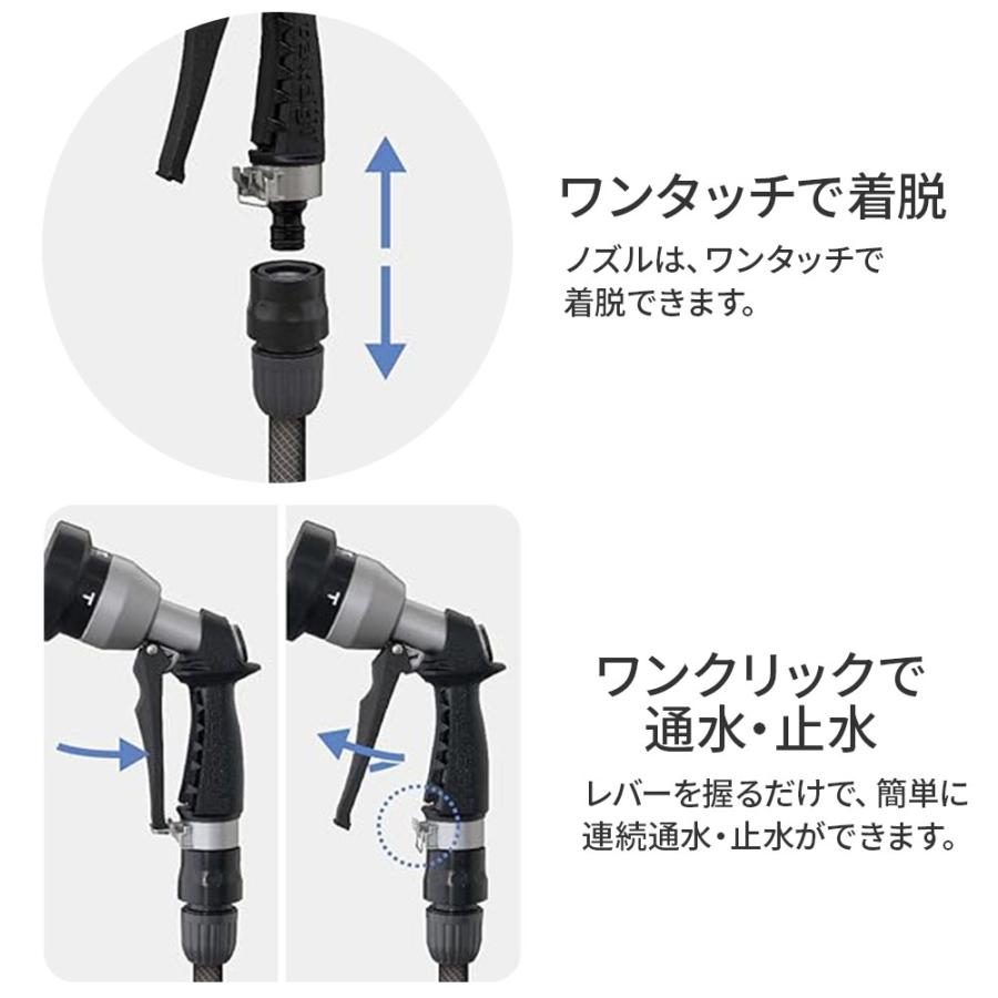 タカギ（takagi） リフトメタルBOX 20m RFC320GY ｜ 散水 園芸 散水