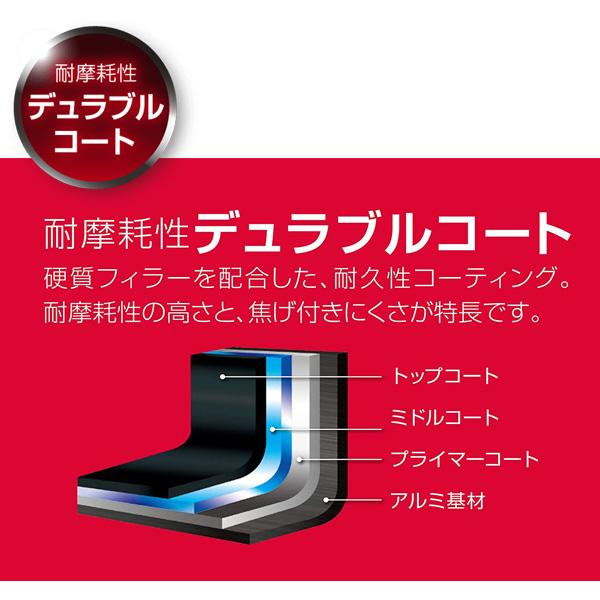 サーモス デュラブル クックパン 20cm レッド KNA-020S | THERMOS 片手鍋 20cm ガス・IH対応 クックパン アルミ 鍋|yh-beans|03