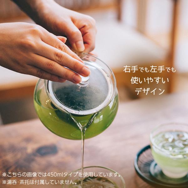 HARIO ハリオ 茶茶急須 丸 700ml CHJMN-70T ｜ 急須 ティーポット 耐熱ガラス 電子レンジ 食洗機対応 茶こし付き 日本茶｜yh-beans｜04