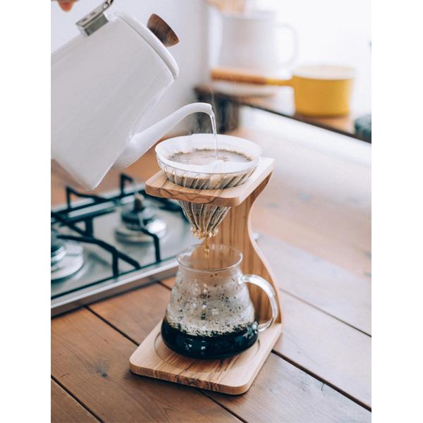 HARIO ハリオ V60 オリーブウッドスタンドセット(ペーパー HARIO ハリオ V60 オリーブウッドスタンドセット(ペーパー