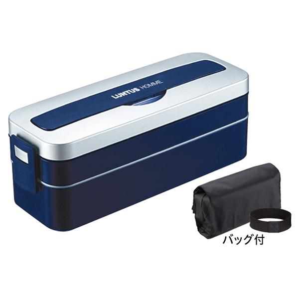アスベル（ASVEL） 弁当箱 男子 ランタスMC 2段（バッグ付）SS-T800C