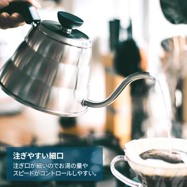 HARIO ハリオ V60 ドリップケトル・ヴォーノ 100 1000ml ヘアラインシルバー VKBR-100-HSV ｜ コーヒー ケトル | HARIO | 02