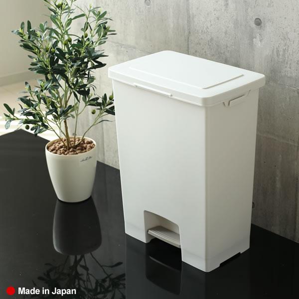 アスベル（ASVEL） ゴミ箱 エバン ペダルペール ワイド 45L ホワイト