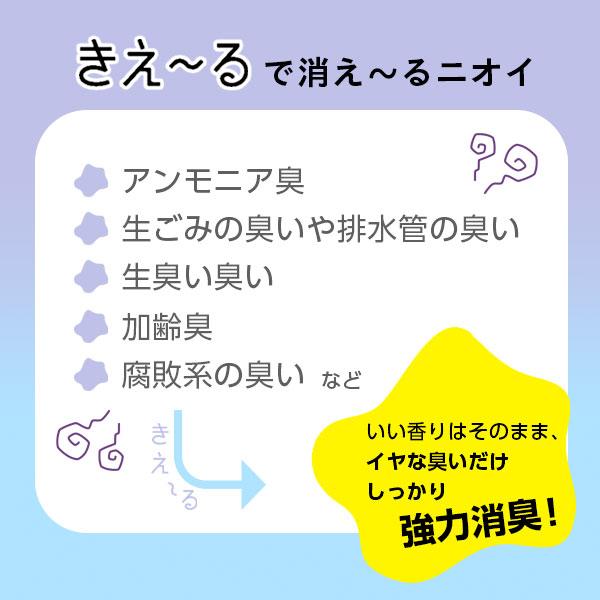 消臭スプレー きえ〜るH ペット用 トリガー 280ml＆詰替 500mlセット H-KP-280/H-KP-500T ｜ きえーる 詰替え用｜yh-beans｜07