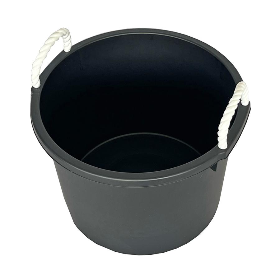 平和工業 たらい 万能容器 30L ブラック 2個セット ｜ 日本製 バケツ