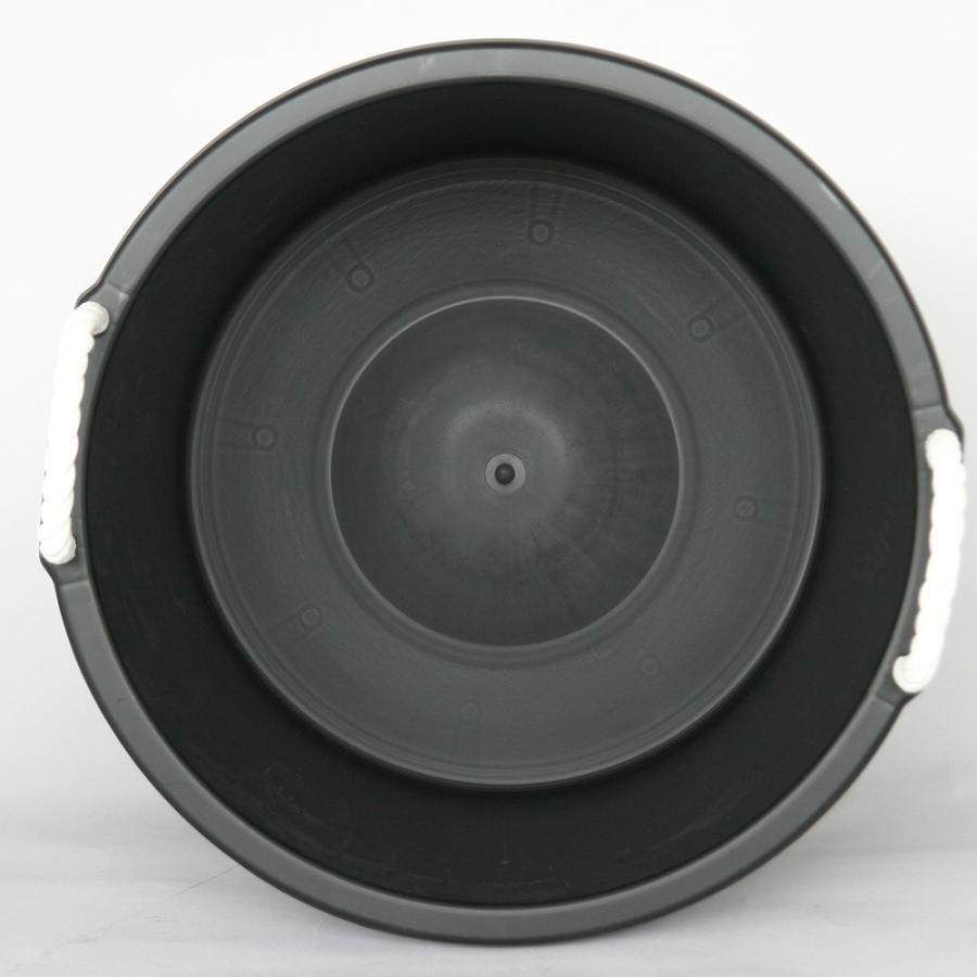湯桶24個セット 新品 送料込 大サイズ400cc 光沢の黒色 プラスチック製 平和工業 たらい 万能容器 45L ブラック 2個セット ｜ 日本製 バケツ