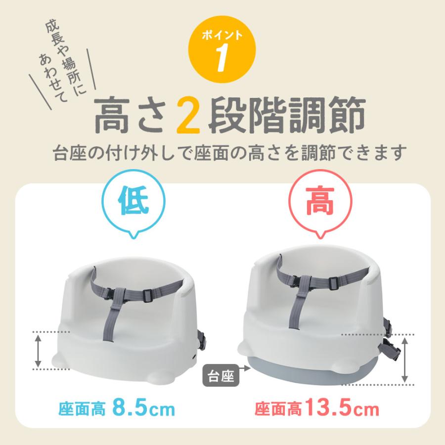 リッチェル（Richell） ベビーチェア 2WAYごきげんチェアKR ｜ 椅子