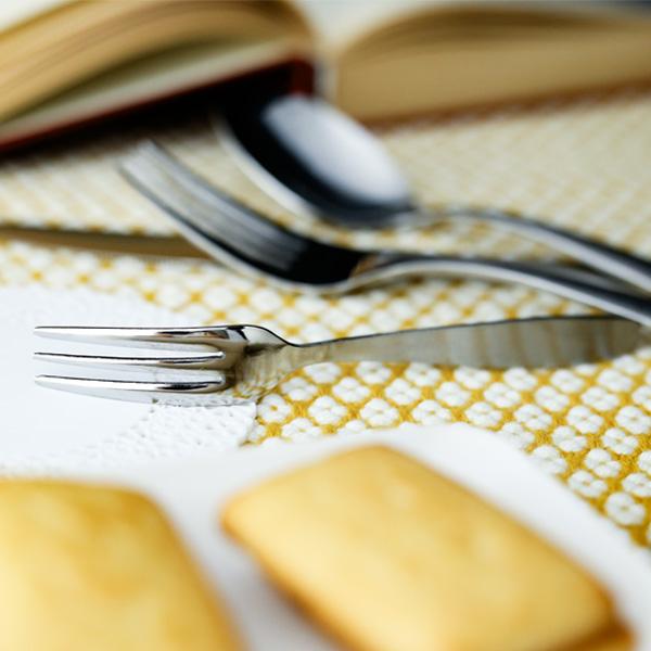 パール金属 デザートフォーク（サテン） B5640 ｜ カトラリー フォーク