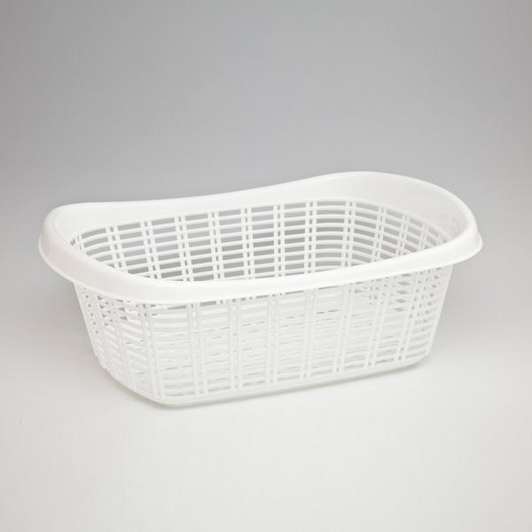 平和工業 バスケット 脱衣かご ホワイト ｜ 衣類入れ かご 脱衣 カゴ